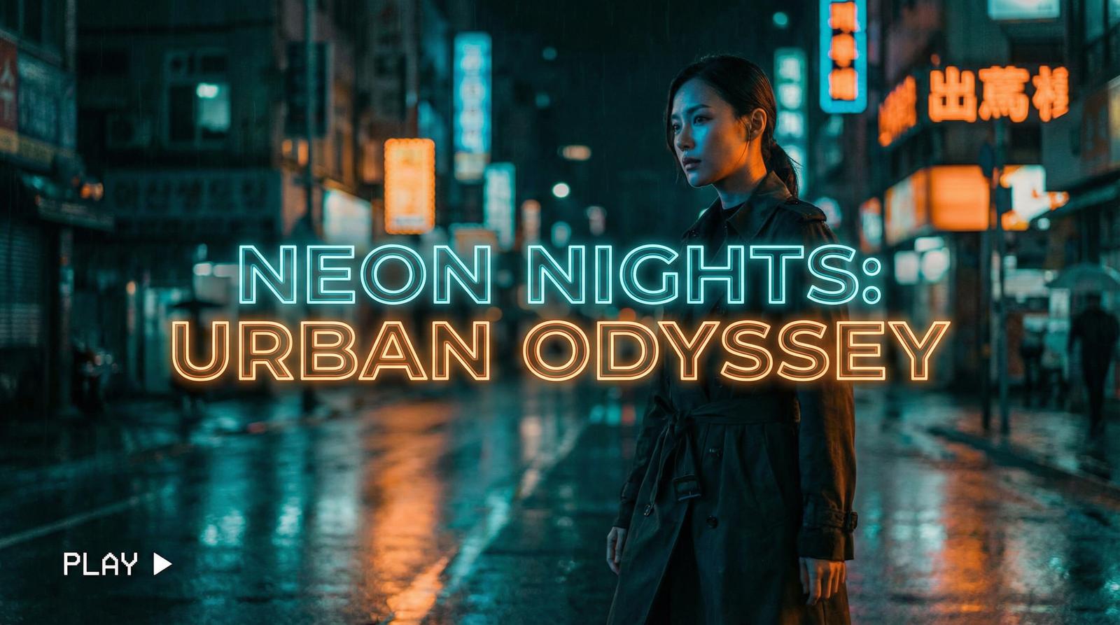 17c一起草城市夜景视频